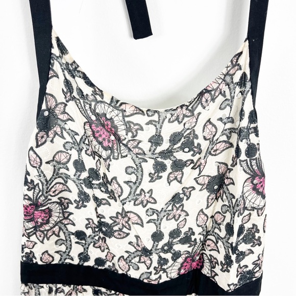 Thakoon Addition Floral Cotton Voile Embroidered Backless Maxi Dress Multicolor - Picture 4 of 8